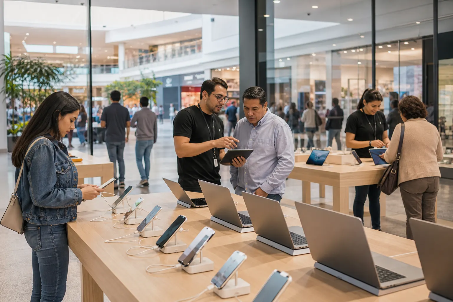 Tienda MacStore con productos Apple y asesores en México