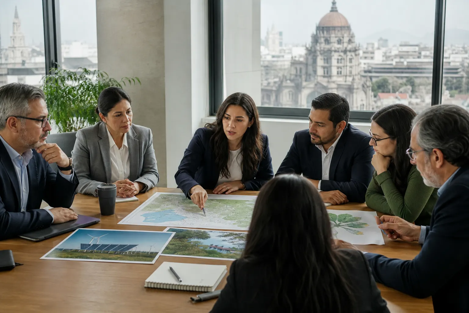 Representantes de gobierno, banca y sociedad civil analizan una plataforma de inversión climática para México