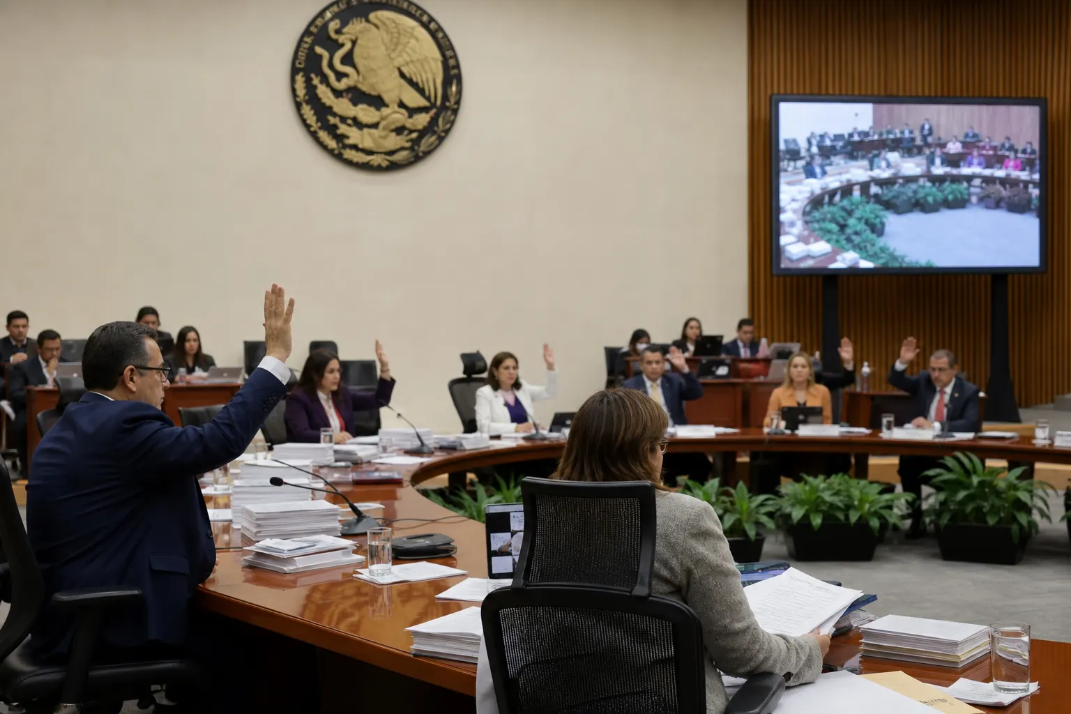 Sesión del INE en la que se designó la presidencia del IEPC Jalisco