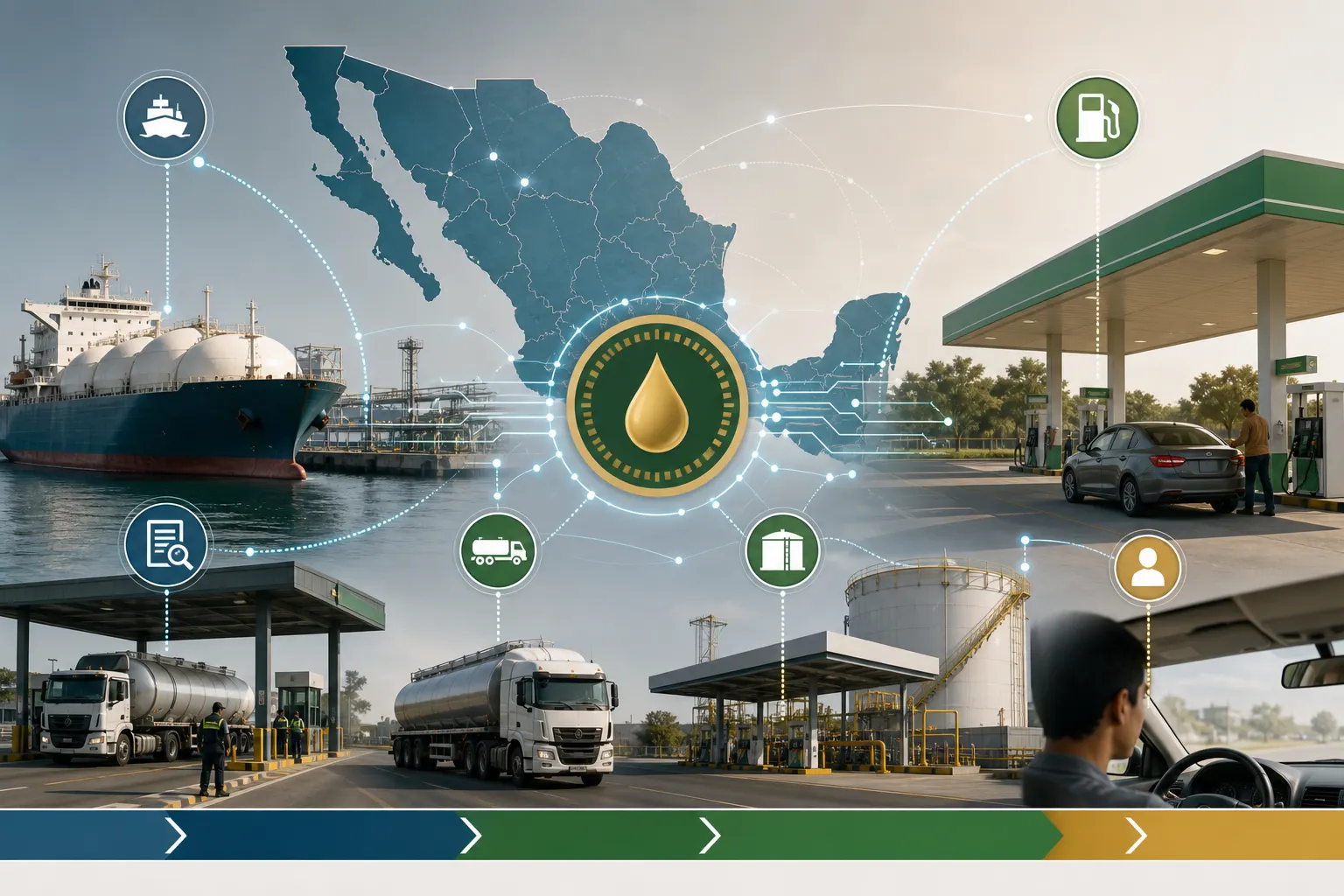 Trazabilidad digital del IEPS para gasolina y diésel en México
