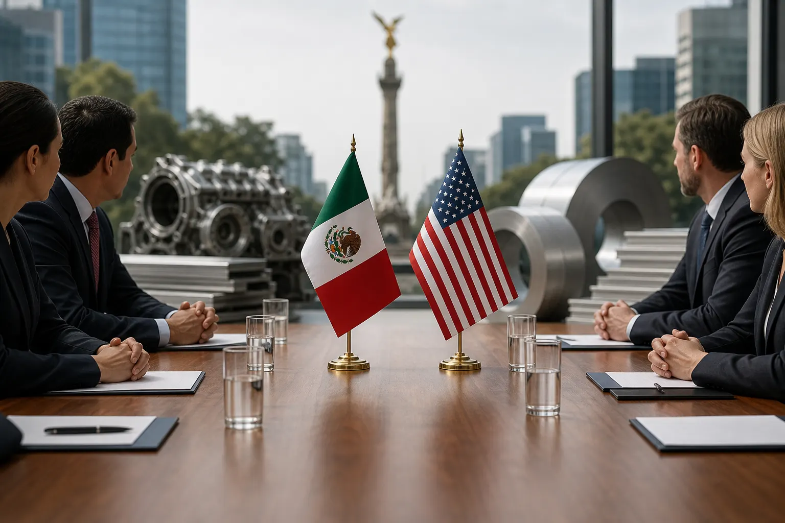 Negociación comercial entre México y Estados Unidos por la revisión del T-MEC