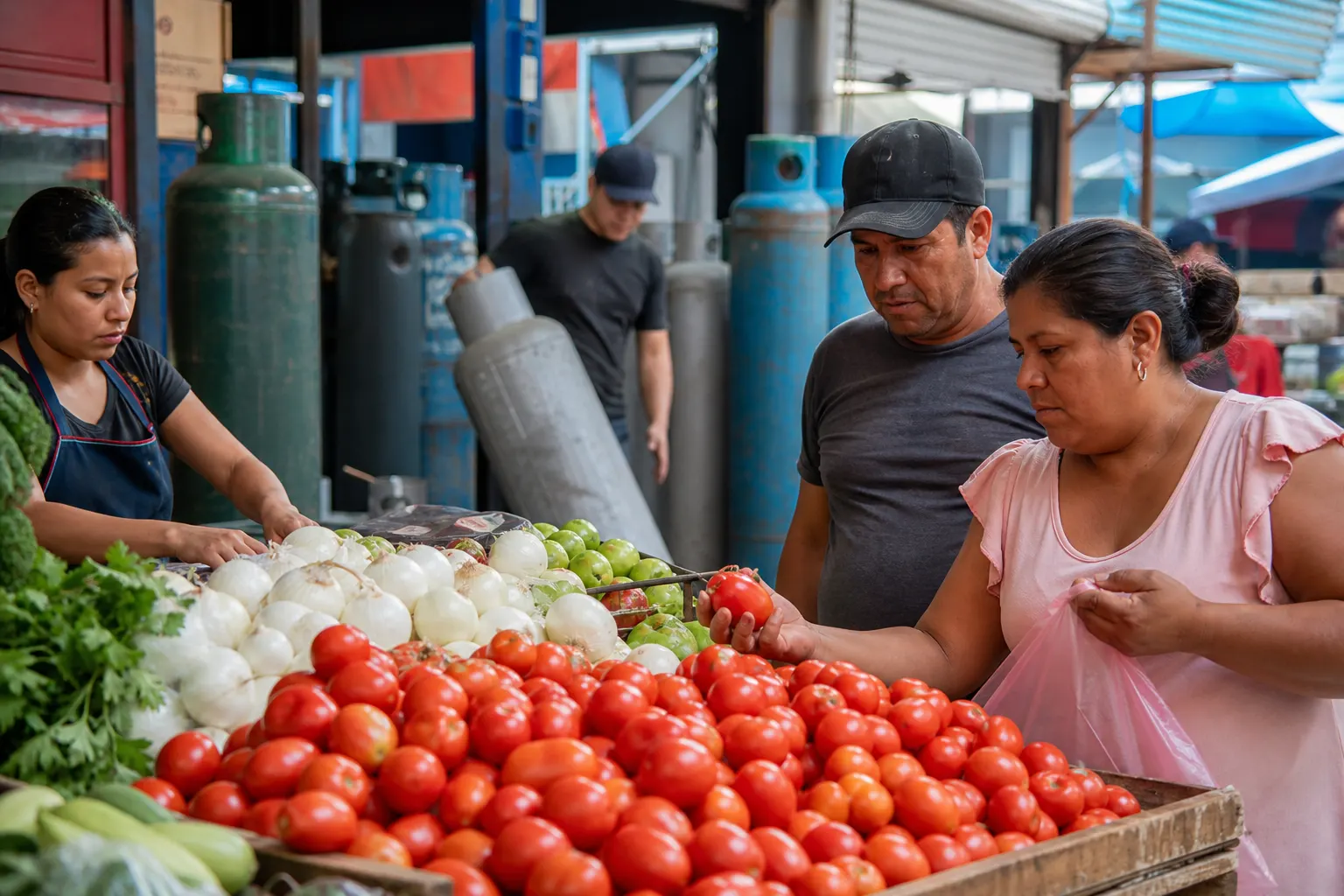 Jitomates, cebollas y gas LP entre los productos que presionaron la inflación de México en septiembre de 2026