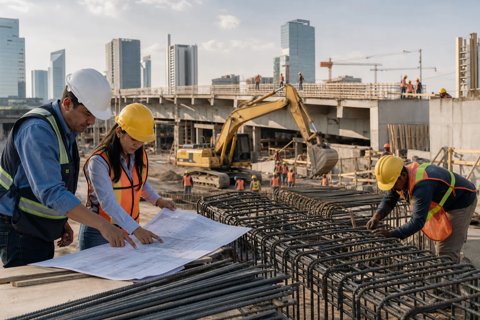 Obra pública y trabajadores de construcción en México durante 2026
